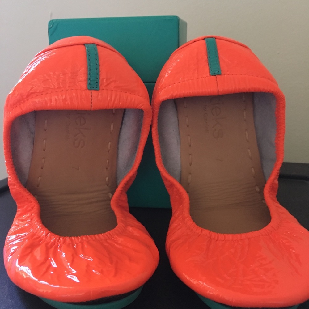 Tieks Outrageous Orange Neon 7 View 6